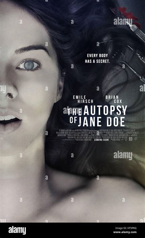 The Autopsy Of Jane Doe Poster Olwen Catherine Kelly Ifc