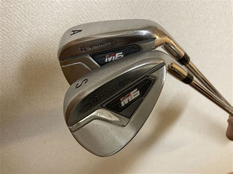 テーラーメイド Taylormade M6ウェッジ Aw 49° Sw 54° 2本セット フレックスs Reax85jp ラウンド10回程度