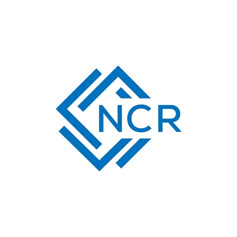 NCR letter logo design on white background. NCR creative circle letter logo concept. NCR letter ...