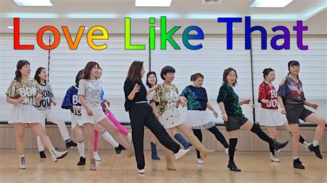 Love Like That Line Dance 러브라이크댓 High Improver YouTube