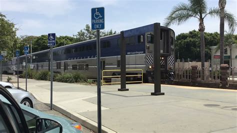 Amtrak Train 579 Rolling By Carlsbad Village Station YouTube