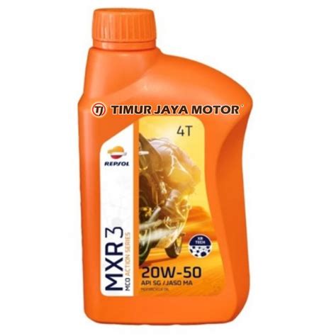 Jual OLI REPSOL MXR3 MCO ACTION 1L 20W 50 4T SG Kode 791389 Shopee