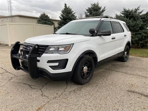 2017 Ford Explorer Police Interceptor Suv Govdeals