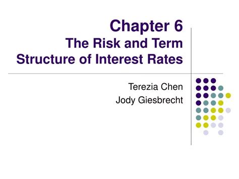 Ppt Chapter 6 The Risk And Term Structure Of Interest Rates Powerpoint Presentation Id420175