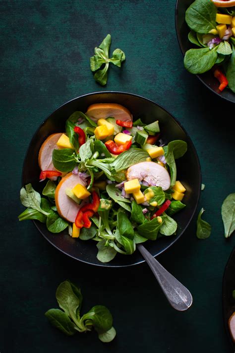 Salade Met Mango En Gerookte Kip De Sandwichformule Nl