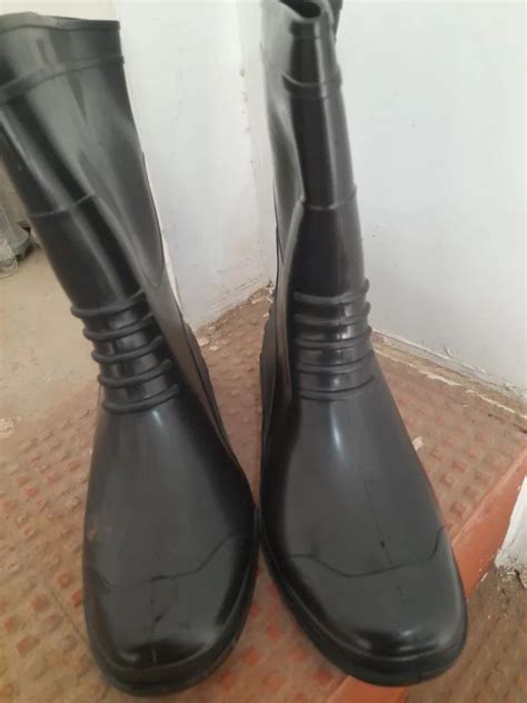 Rubber Black Safety Gumboots At Rs 650 Pair In Jodhpur ID 2852958364730