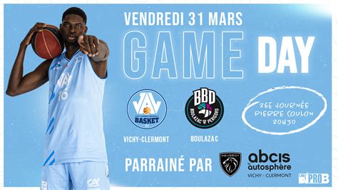 Jour De Match N Vichy Clermont Boulazac Site Internet Officiel