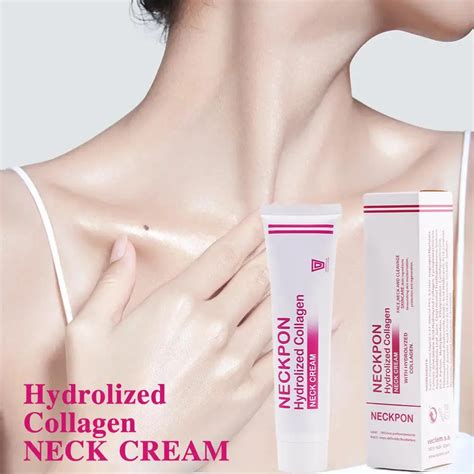 Hydrolized Collagen Neck Cream Cleavage Skin Care Cream Improve Fine