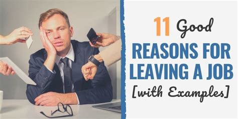 11 Good Reasons For Leaving A Job With Examples Reason For Leaving