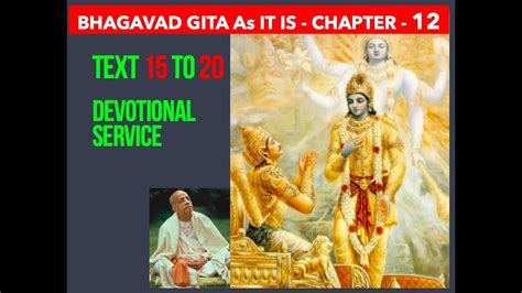 Bhagavad Geeta All Chapters With Narration Srila Prabhupada Chapter