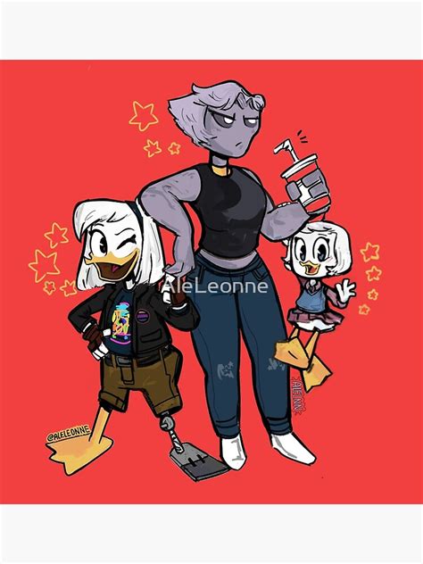 "Ducktales 2019 Della, Webby and Penny!" Sticker for Sale by AleLeonne | Redbubble