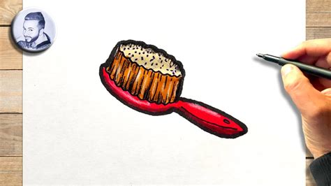 Comment dessiner une brosse à cheveux facile YouTube