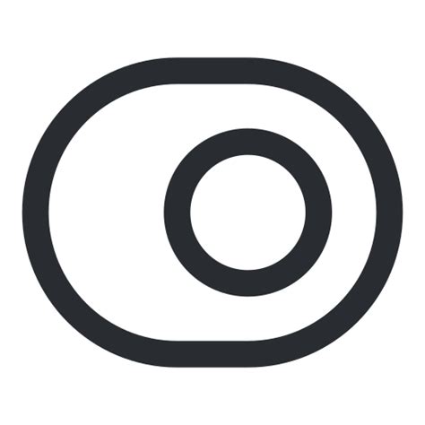 Toggle On Circle User Interface Gesture Icons