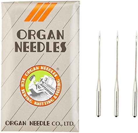 Amazon 100 ORGAN FLAT SHANK 15X1 HAX1 HOME SEWING MACHINE NEEDLES