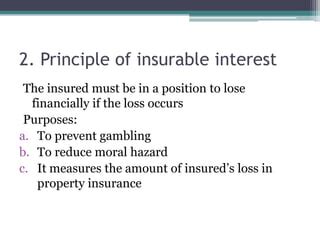 Insurance Principles Ppt