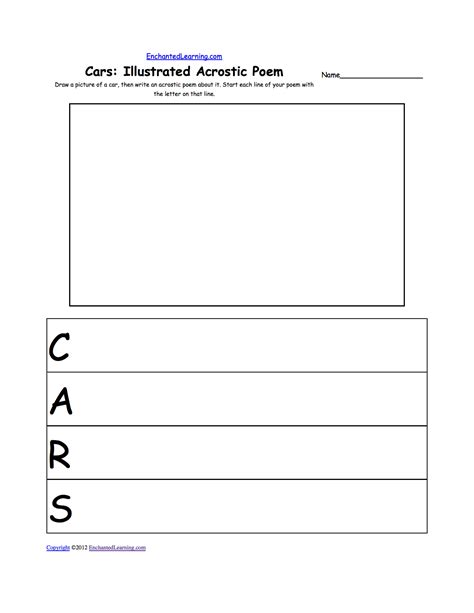 Acrostic Poems Plus Generate Your Own Poetry Worksheets