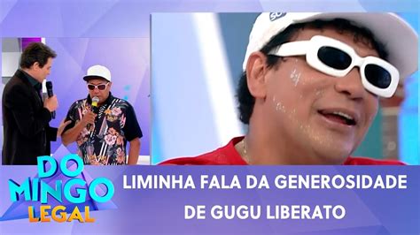 Liminha Fala Da Generosidade De Gugu Liberato Domingo Legal