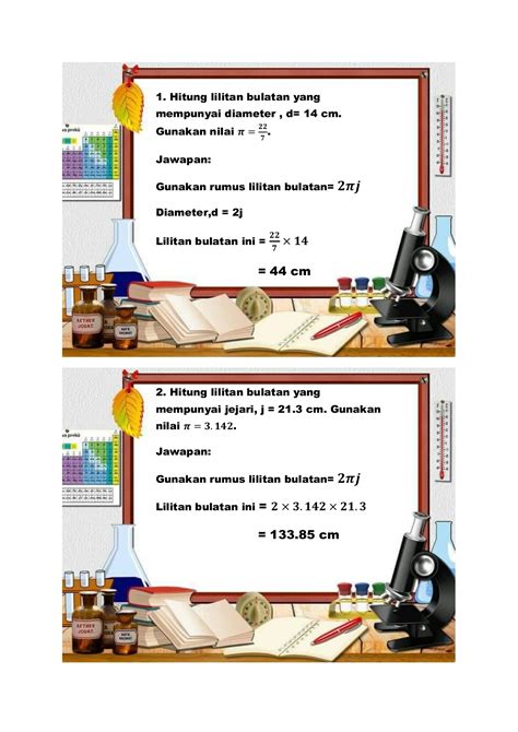 Formula Luas Bulatan Diameter / Matematik Tingkatan 2 Cutted5 Membalik Buku Halaman 1 12 ...