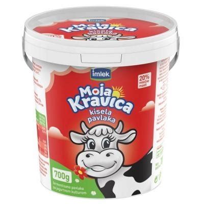 Kisela Pavlaka IMLEK Moja Kravica 20 Mm 700g Cenoteka