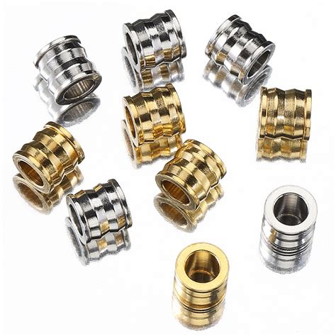 Espaciador De Acero Inoxidable De 8mm Para Fabricaci N De Joyas Cuentas