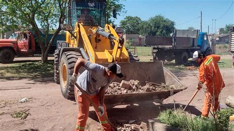 El municipio bandeño realizó un operativo de limpieza en el B