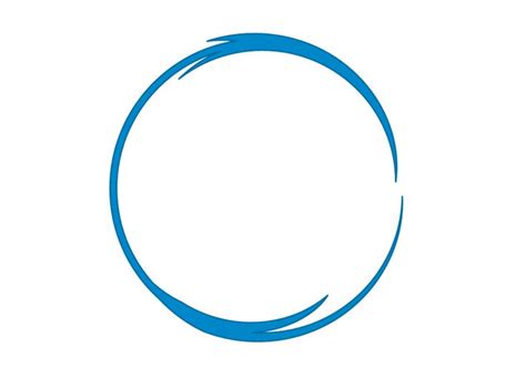 Round Blue Circle png Pik | Circle outline, Circle shape, Circle