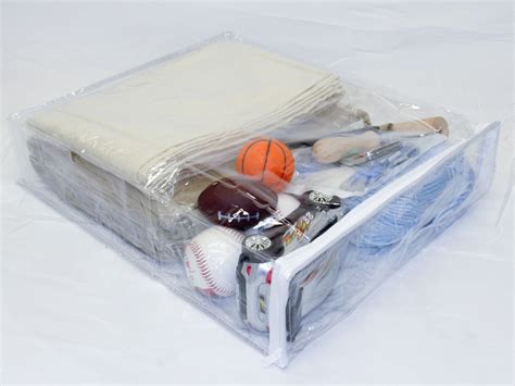 Heavy Duty Vinyl Zippered Closet Storage Bags Clear X X