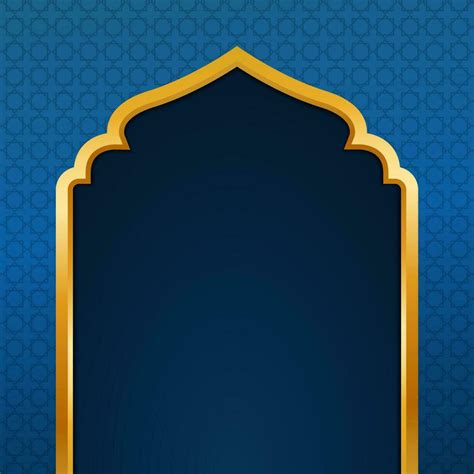 Blank mosque dome background. Luxury islamic background 35748257 Vector ...