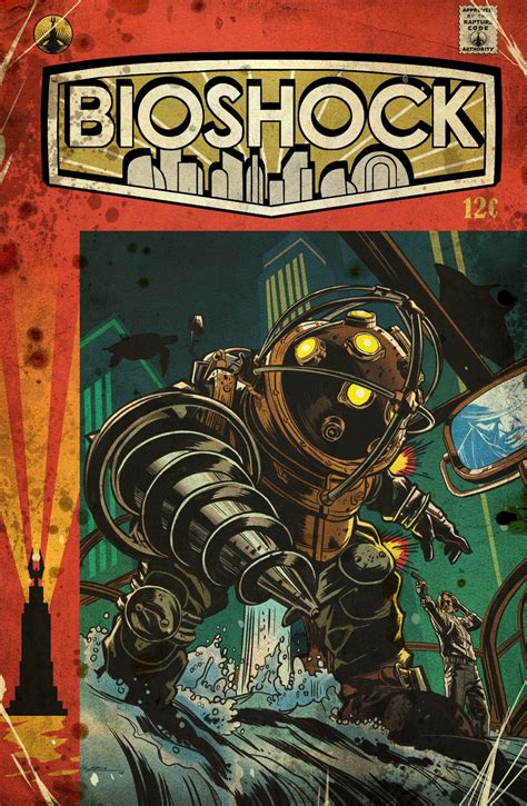 ArtStation - Bioshock: Comic Cover (Promotional art)