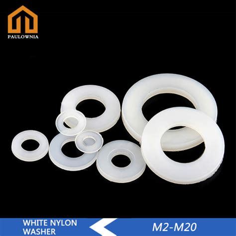 M2 M2 5 M3 M4 M5 M6 M8 M10 M12 M14 M16M18 M20 M22 M24 White Nylon