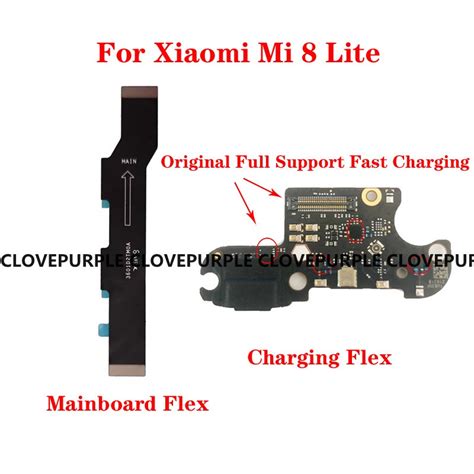 แท้ บอร์ดปลั๊กเสียบไมโครโฟน Usb อะไหล่ซ่อมแซม สําหรับ Xiaomi Mi 8lite Pcb Shopee Thailand