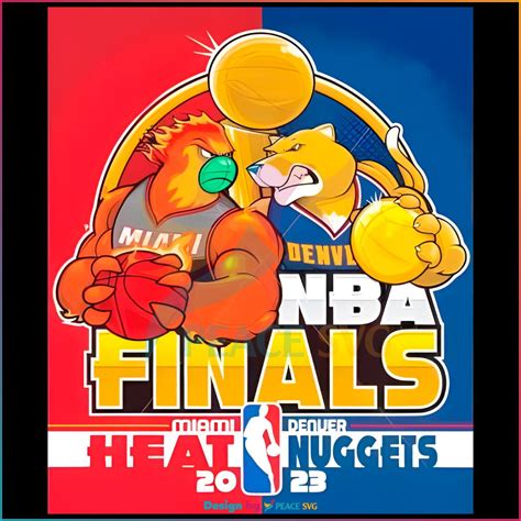 2023 NBA Finals Miami Heat vs Denver Nuggets Png Silhouette Files ...