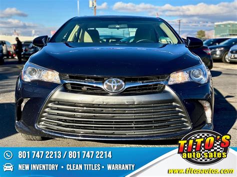 Used Toyota Camry 2016 For Sale In Murray Ut Titos Auto Sales