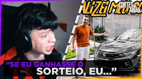 ARUAN REAGE A ESSE É MEU NOVO CIVIC TYPE R UNICO NO YOUTUBE