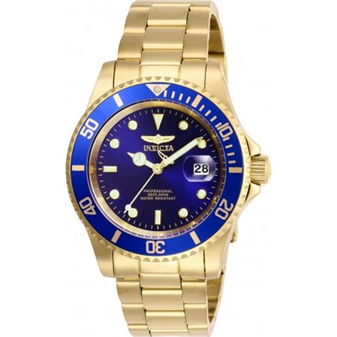 Invicta Invicta Mens 26974 Pro Diver Quartz 3 Hand Blue Dial Watch