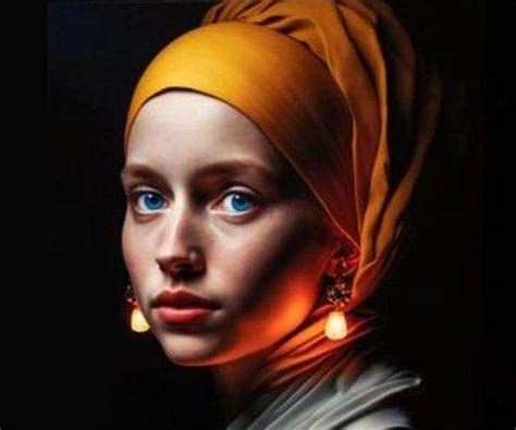 Girl with AI earrings sparks Dutch art controversy