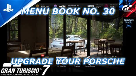 Gran Turismo 7 Cafe Menu Book No 30 Upgrade Your Porsche GT7 Book No