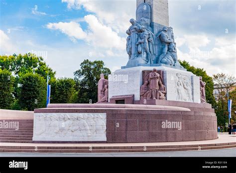 The Freedom Monument Is A Memorial Honouring Soldiers Killed During The Latvian War Of