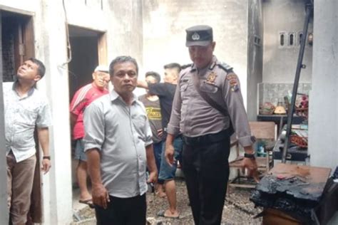 Dapur Rumah PNS Di Nagori Karang Sari Kebakaran Polsek Bangun Dan