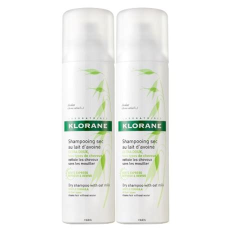 Klorane Shampooing Sec Au Lait D Avoine Lot De