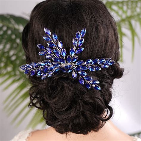 Amazon Jumwrit Wedding Hair Comb Handmade Crystal Hair Comb