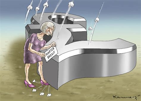 Harter Brexit Von Marian Kamensky Politik Cartoon Toonpool