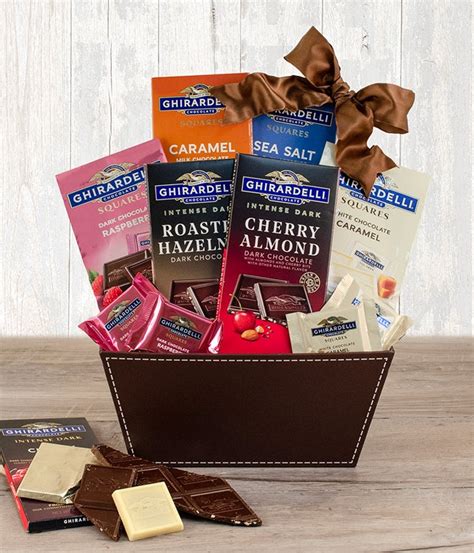 Ghirardelli Chocolate Gift Basket at From You Flowers