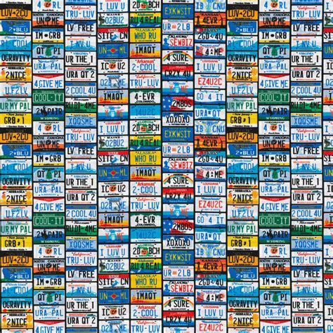 Fabric Traditions License Plates Cotton Fabric Michaels