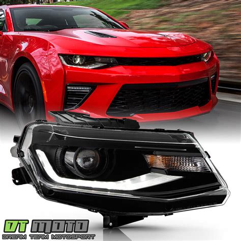 2016 2022 Chevy Camaro HID Xenon LED DRL Projector Headlight