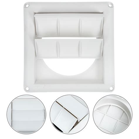 Sexagesimo Louvered Vent Cover For Outdoor Dryer Air 100mm