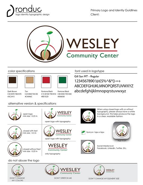 Wesley Community Center Project on Behance