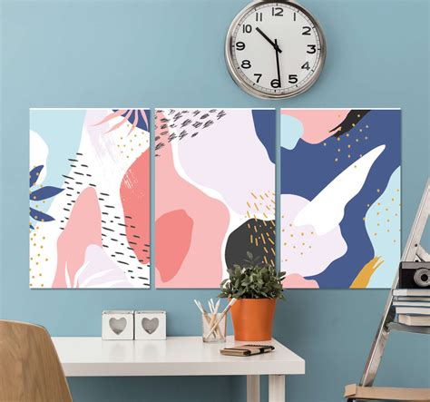 abstract art modern art prints on canvas - TenStickers