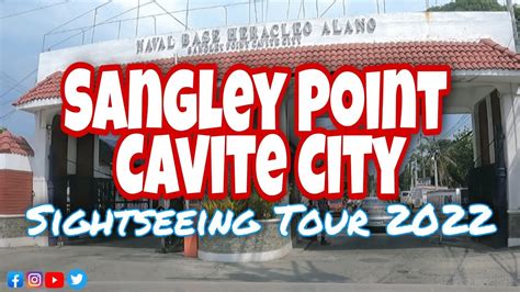 Sangley Point Cavite City Sightseeing Tour Visit Youtube