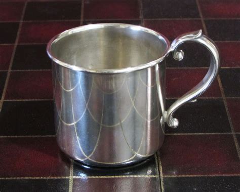 Vintage Keepsake Classic Webster Silverplate Baby Cup Goblet Silver